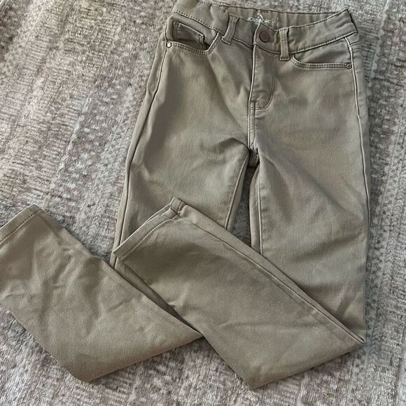 Jordache Size 7 Girls skinny khaki Pants SCHOOL UNIFORM PANTS - Picture 1 of 5